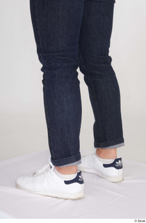 Yoshinaga Kuri blue jeans calf casual dressed white sneakers 0004.jpg